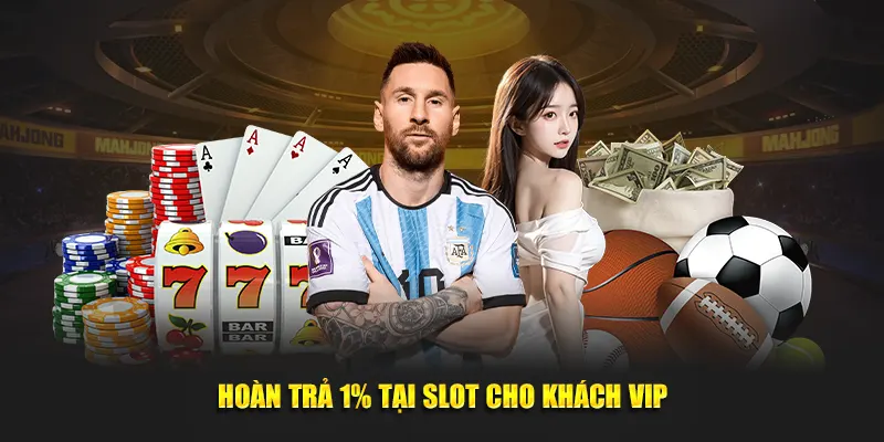 Hoàn trả 1% tại Slot cho khách VIP